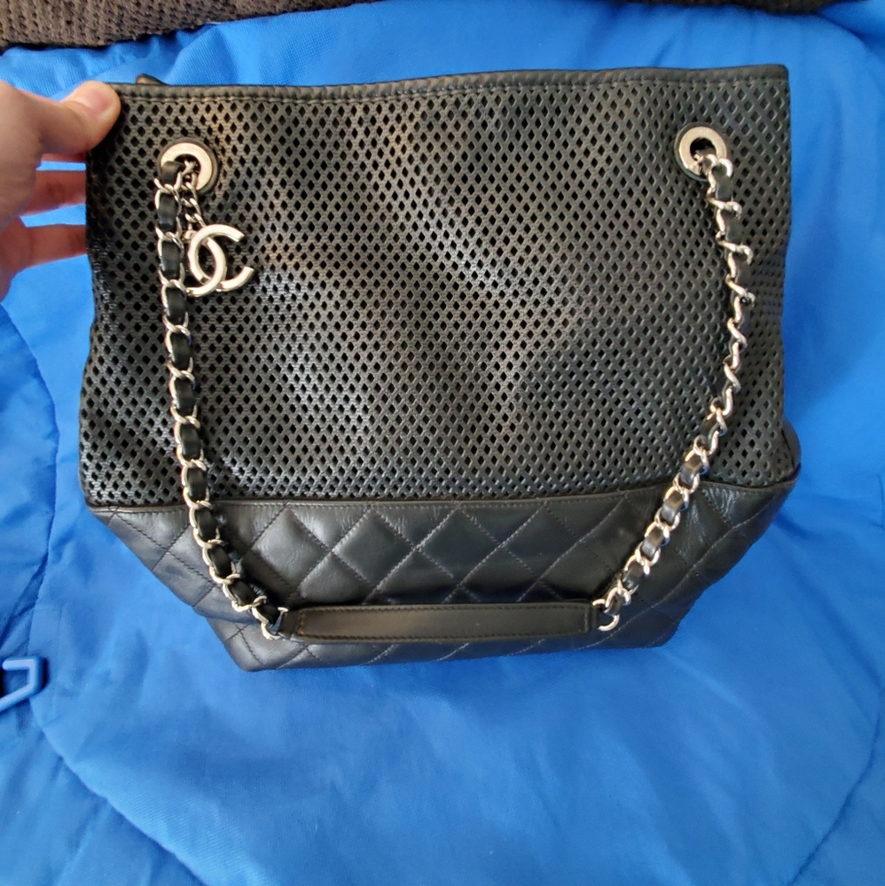 Chanel Perforated tote bag